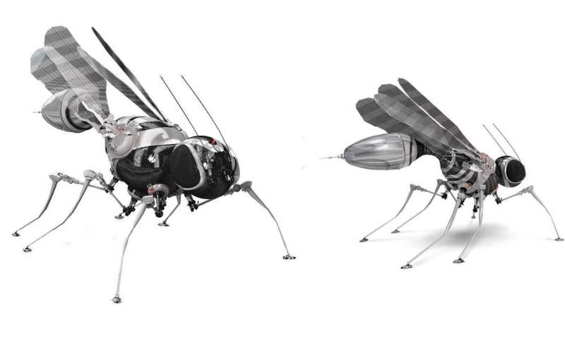 Deep-learning method to design fly-like robots