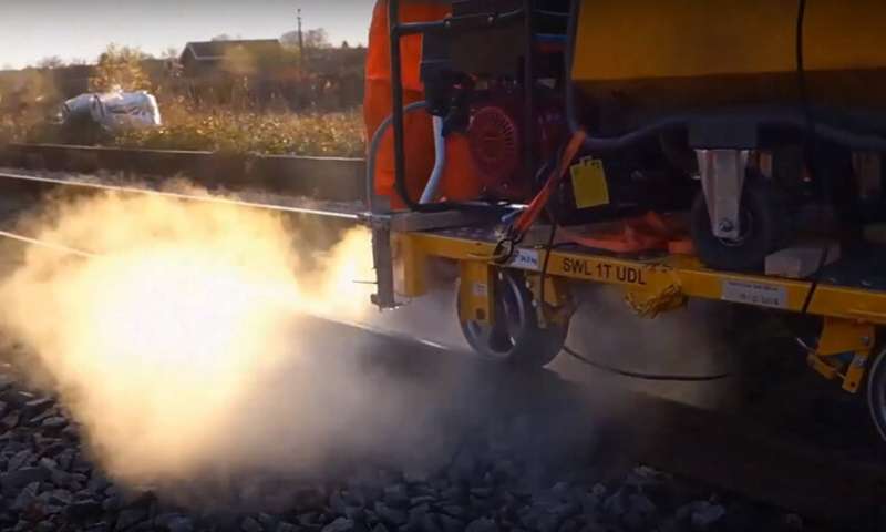 Dry ice could prevent rail delays caused by ‘leaves on the line’