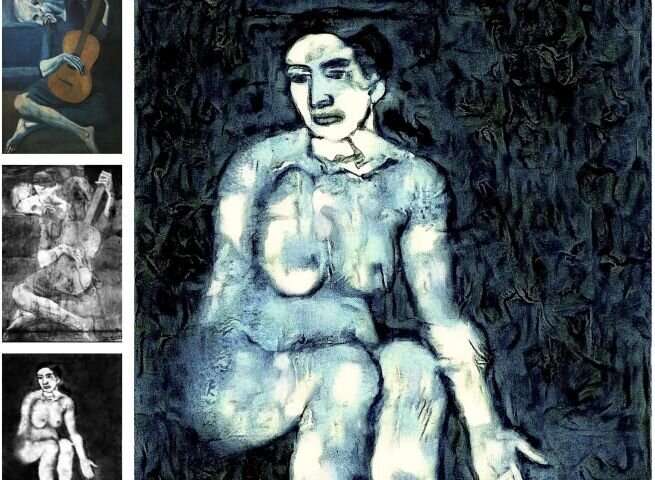 Neural style transfer reconstructs unseen Picasso painting